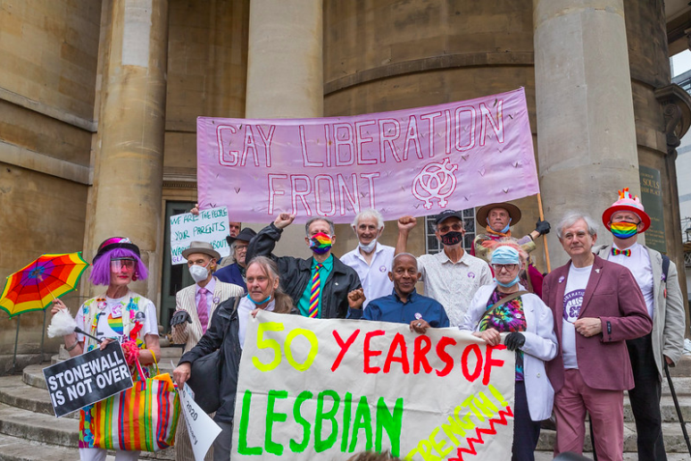 Queer rights veterans celebrate the 50th anniversary of the Gay Liberation Front and reclaim Pride – 27 June&nbsp;2020